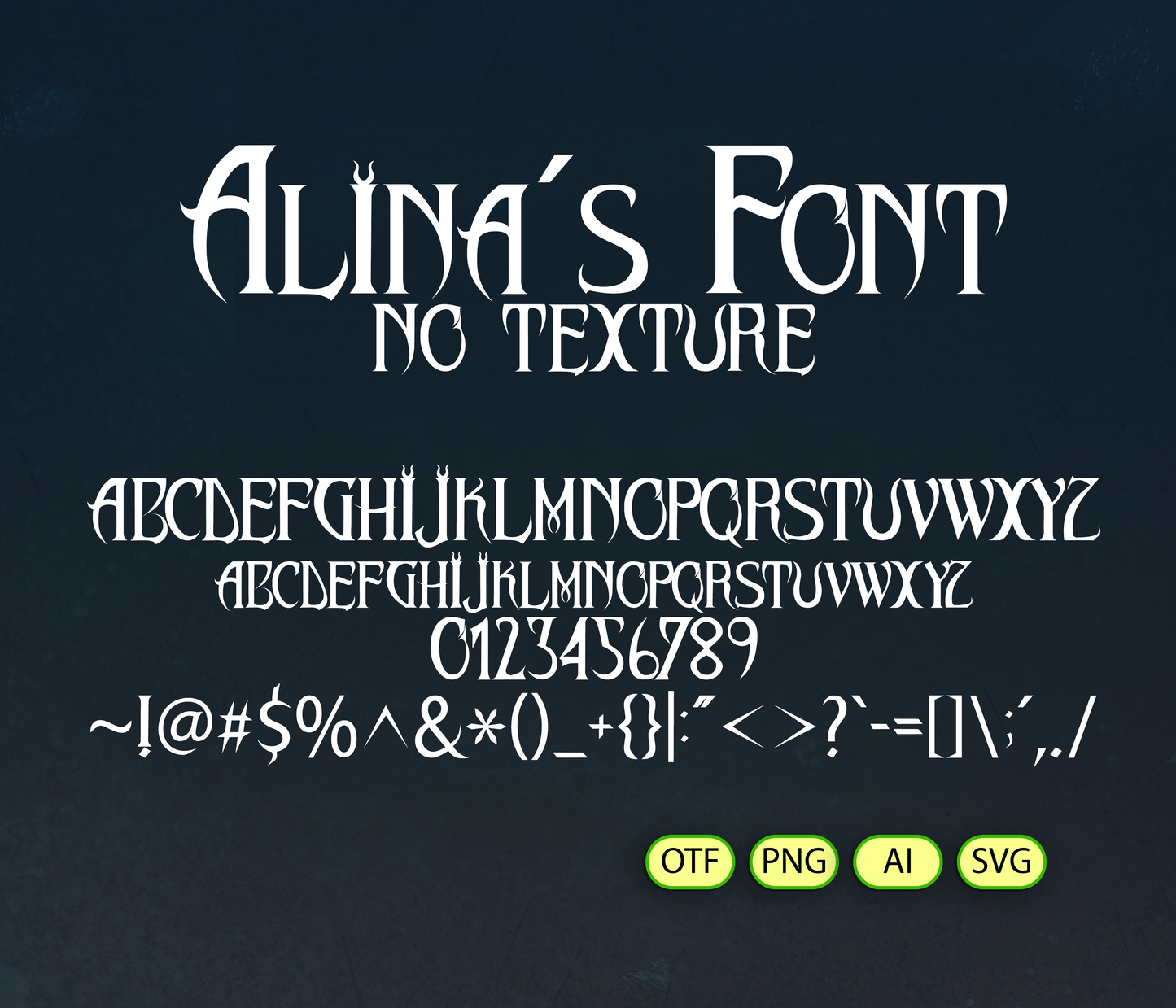 Enchanted Villainess Font Textured