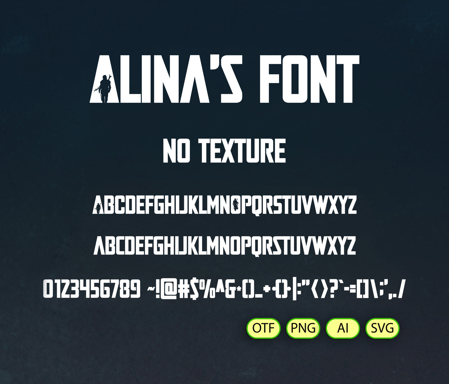 Galactic Bounty Hunter Font