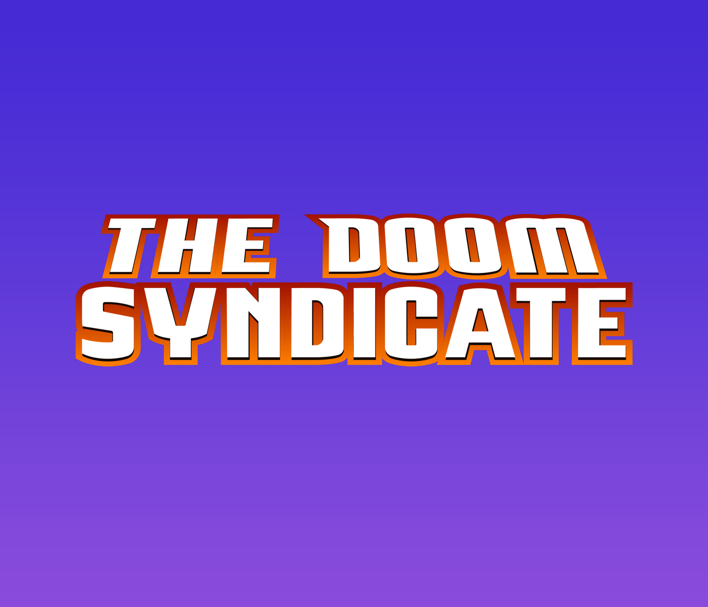 Megamind Vs. Doom Syndicate Textured Font