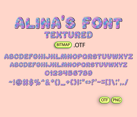 Ocean Enchantment Font Textured