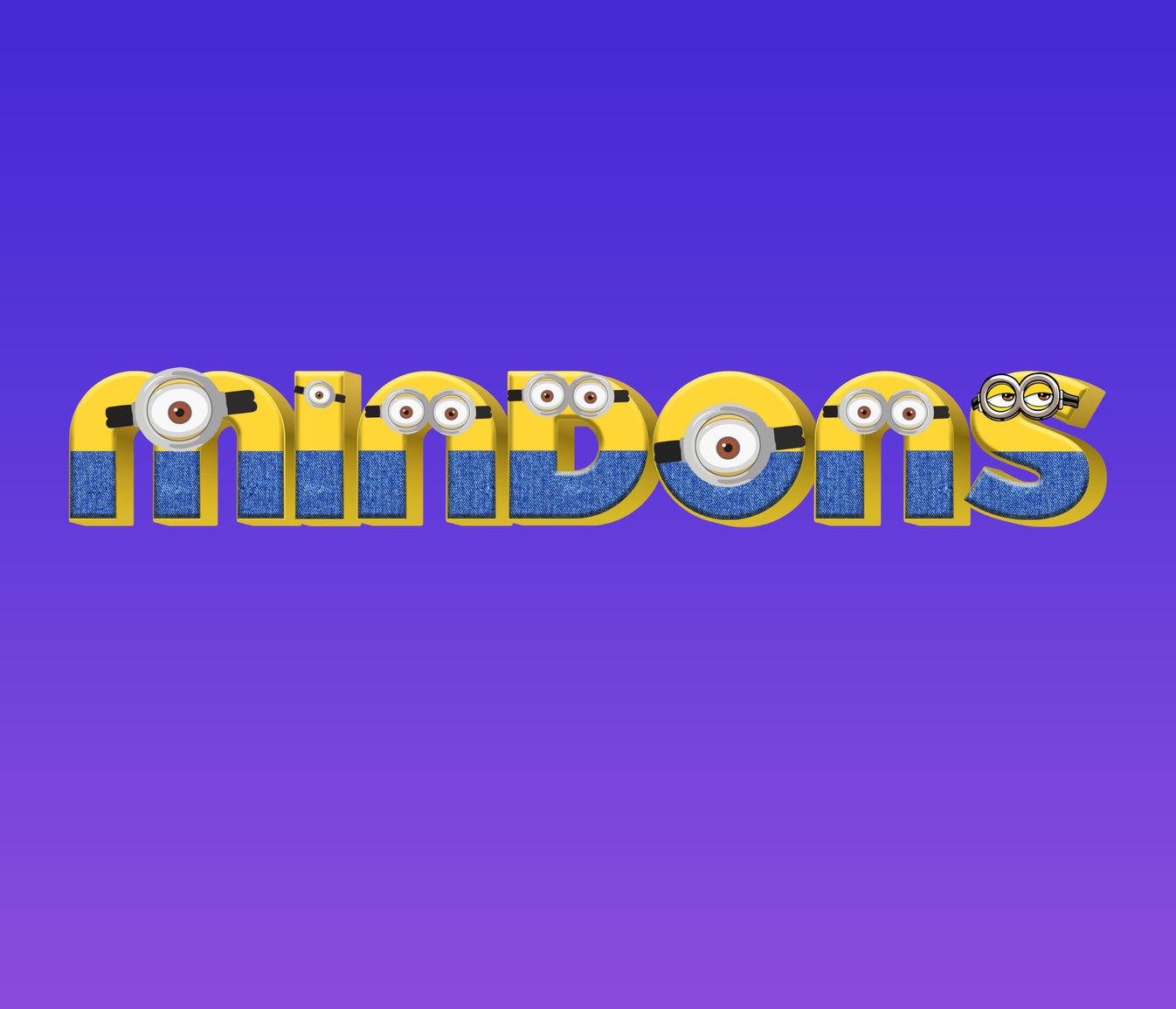 Minions Font: A Textured Font that Brings the Minions to Life in Your ...