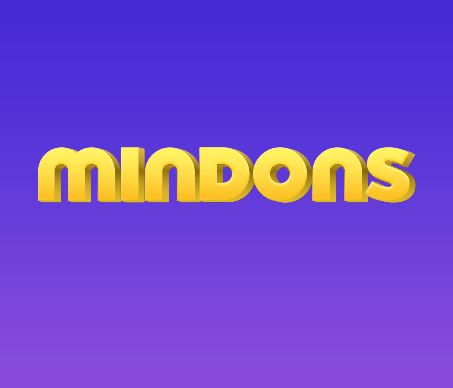 Minions Yellow Textured Font