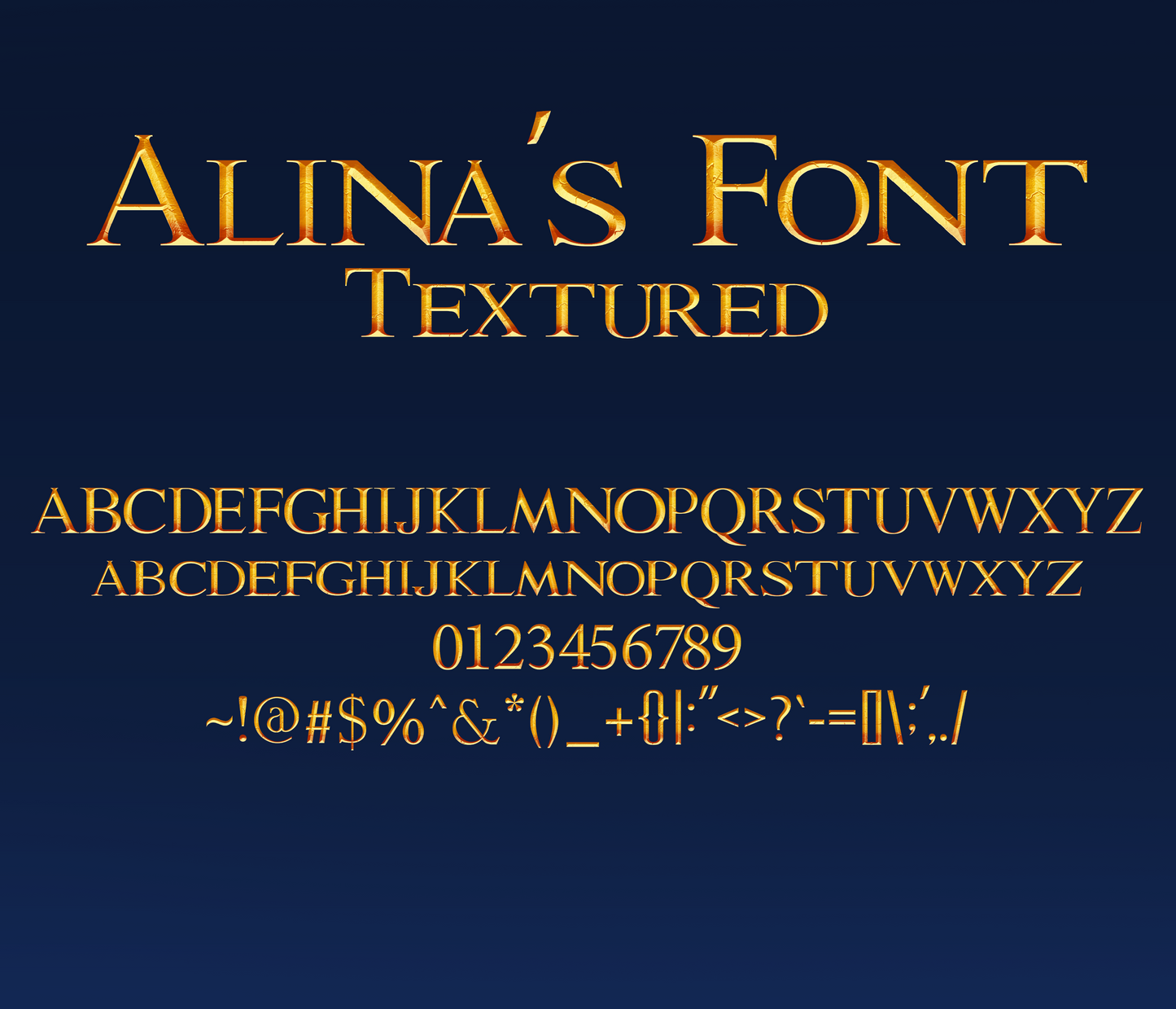 Mufasa: The Lion King Textured Font