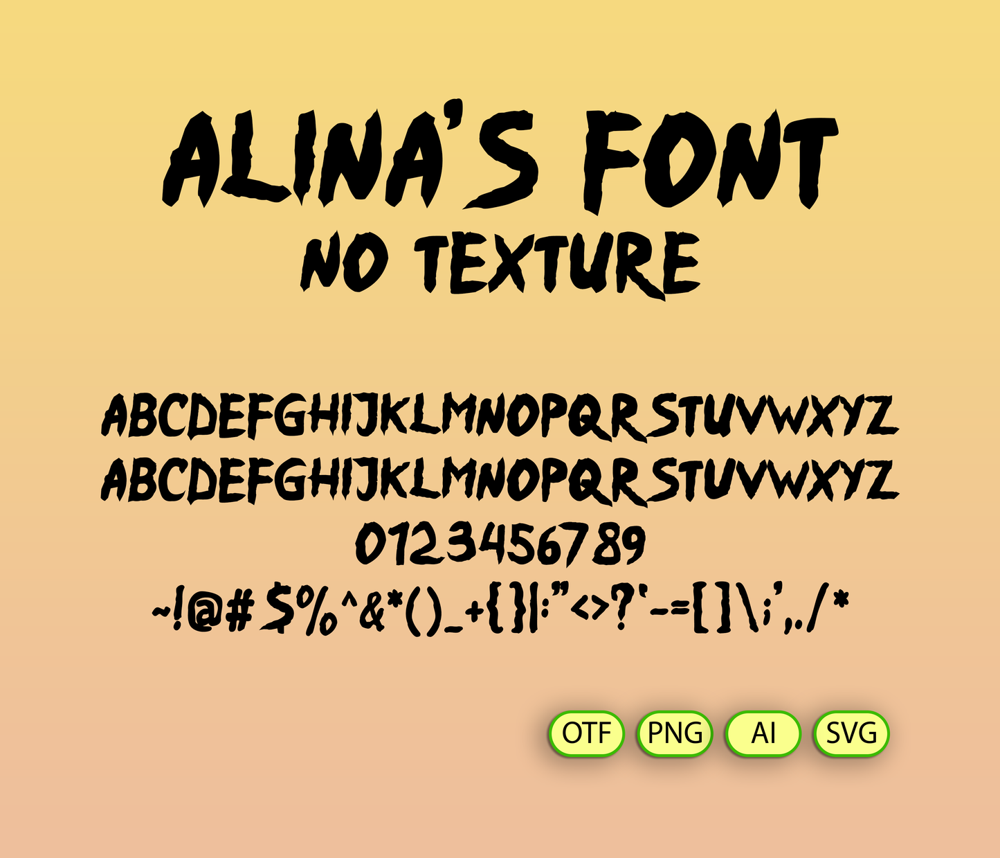 Ninja Quest Font Textured