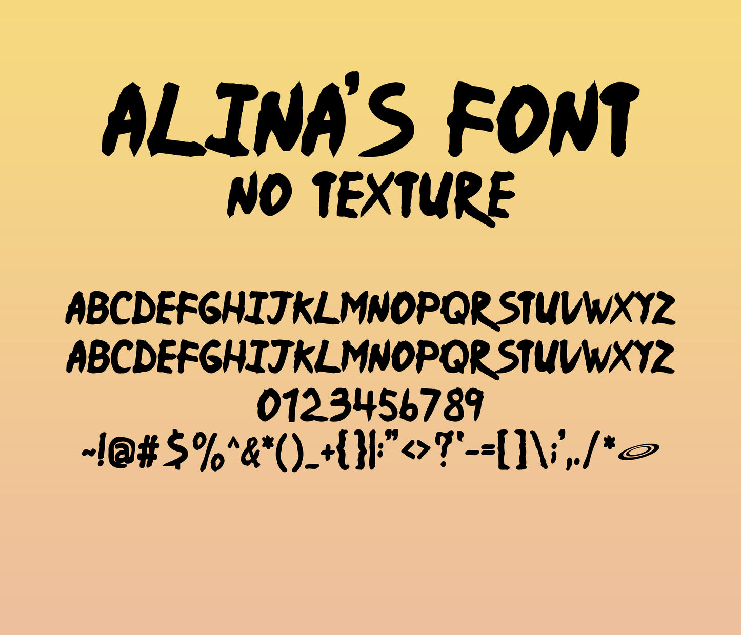 Naruto-Inspired Textured Font