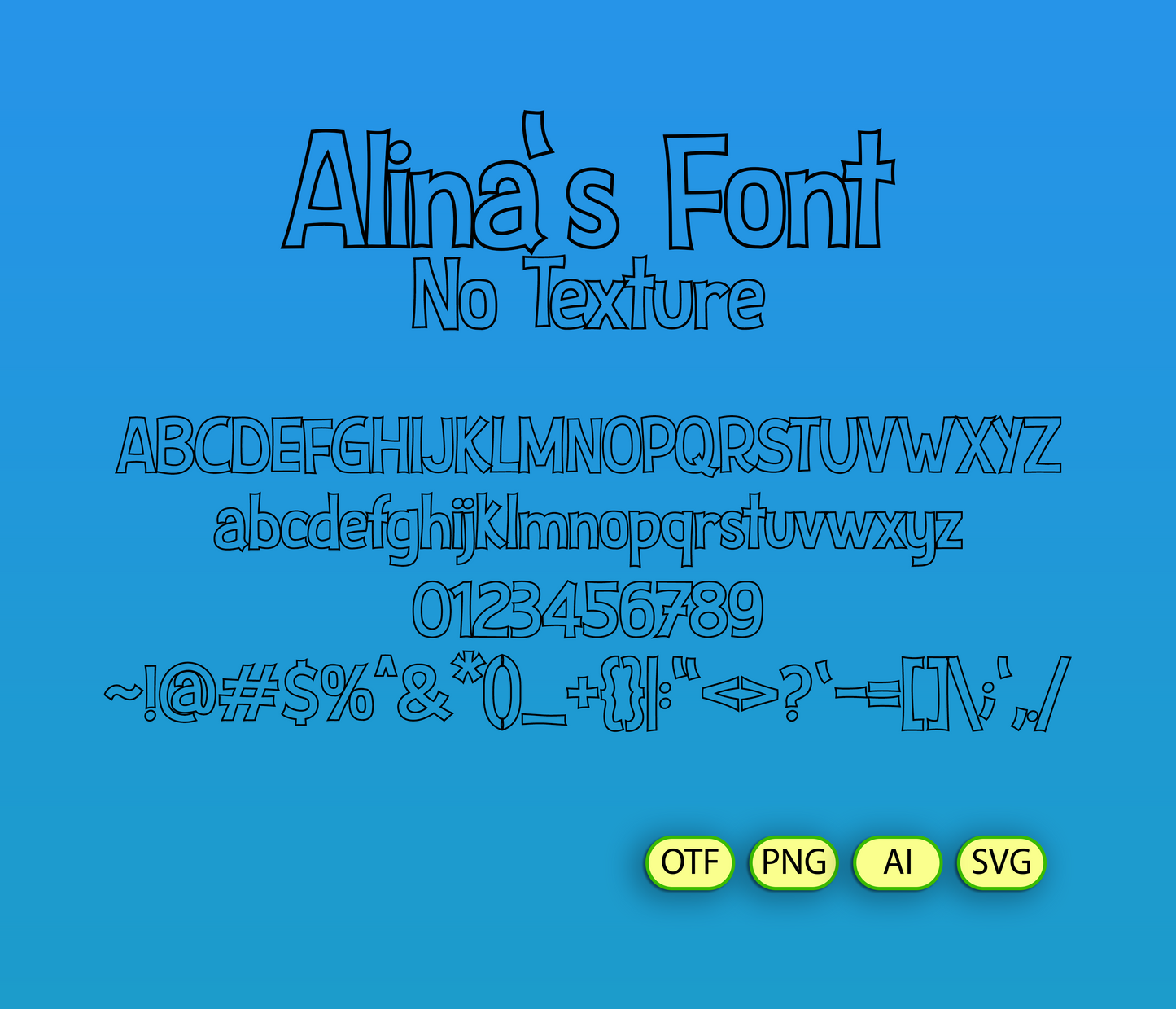 Timeless Toons Font Textured