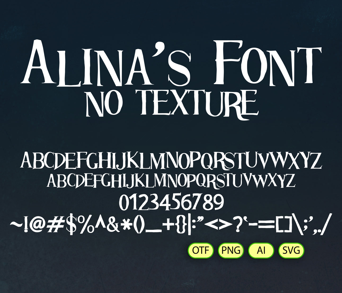 Magical Journey to Enchanted Land Font Textured