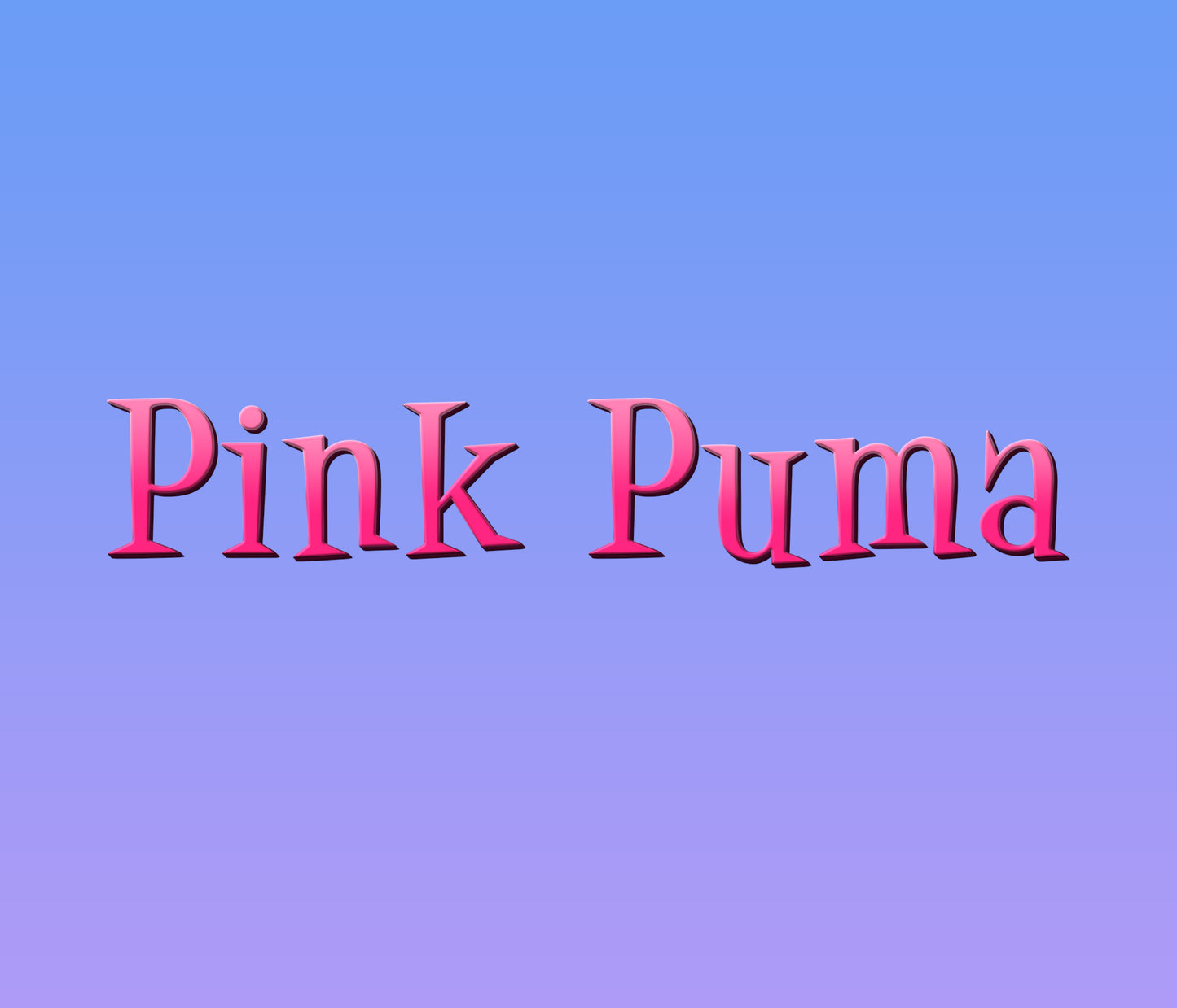 Pink Panter Textured Font