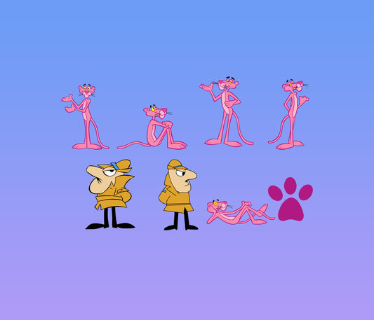 Pink Panther Free Stickers