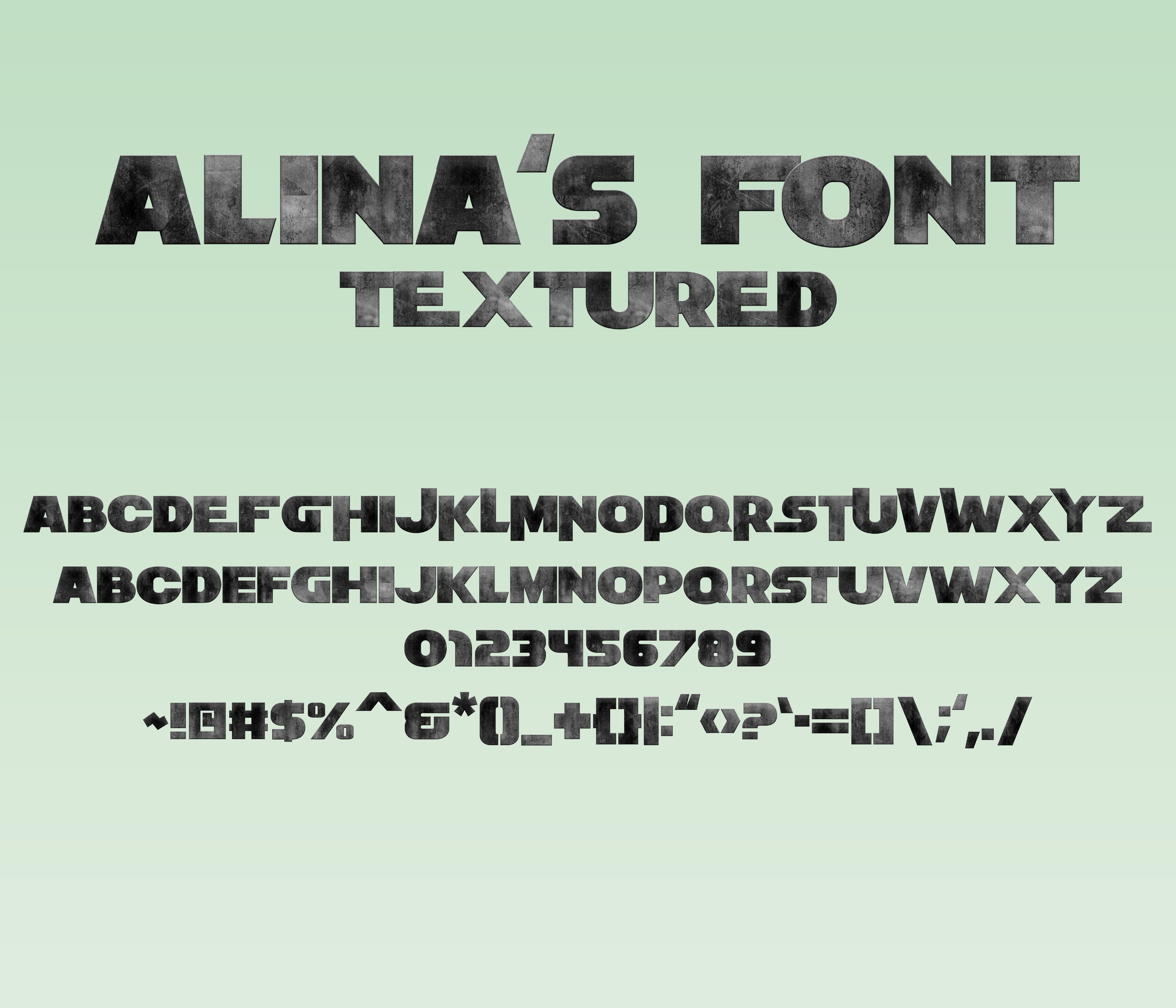 The Primal Kingdom Font Textured – Alina's Fonts