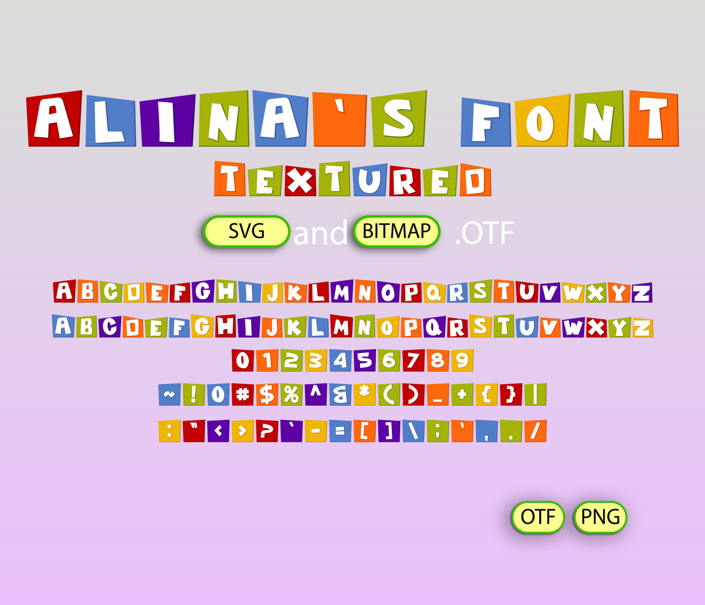 Joyful Friends Font Textured