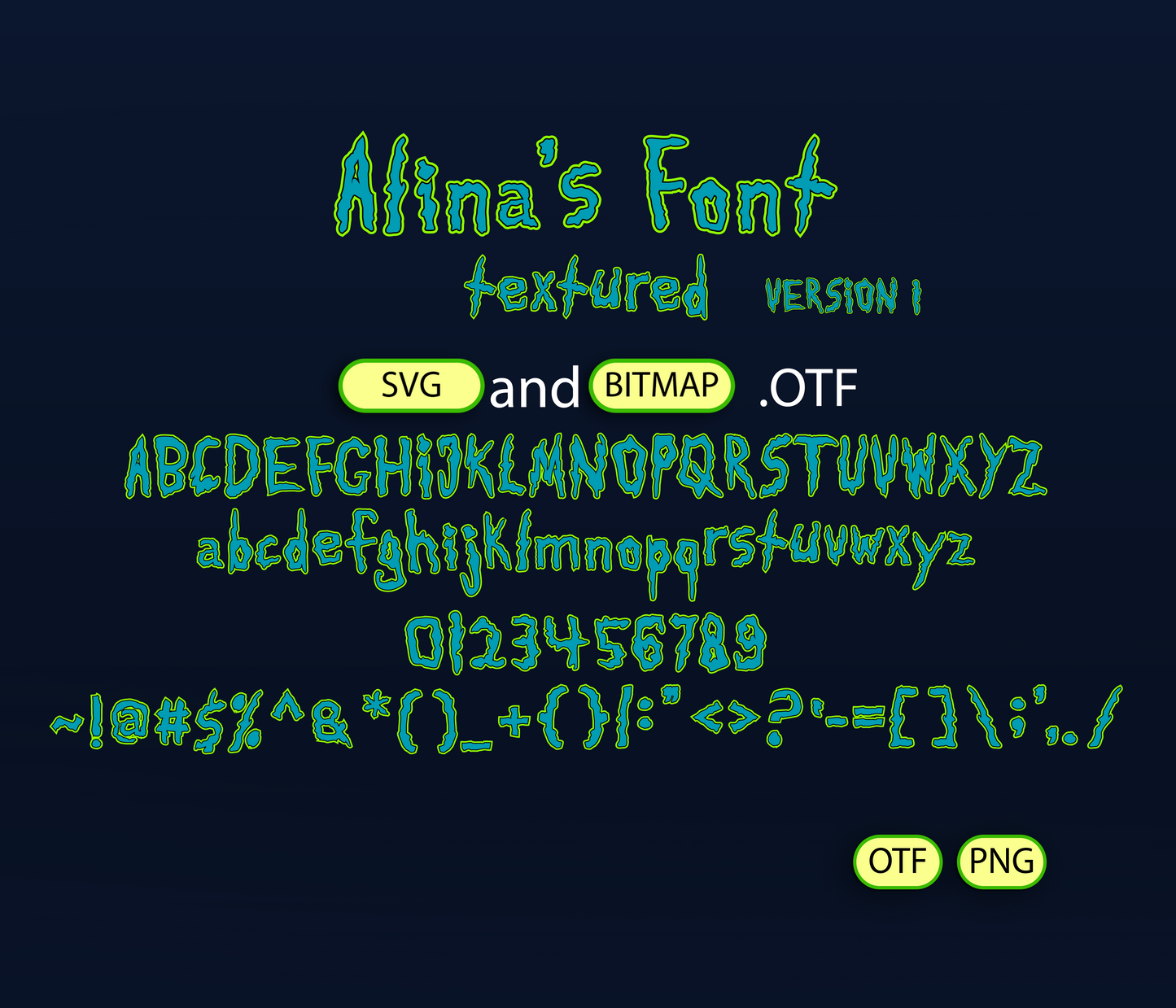 Interdimensional Adventure Fonts Textured Bundle