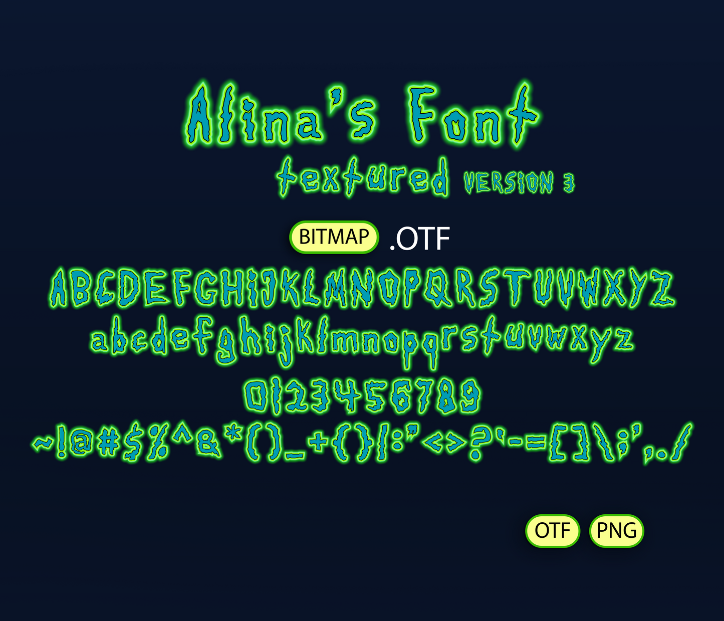 Interdimensional Adventure Fonts Textured Bundle