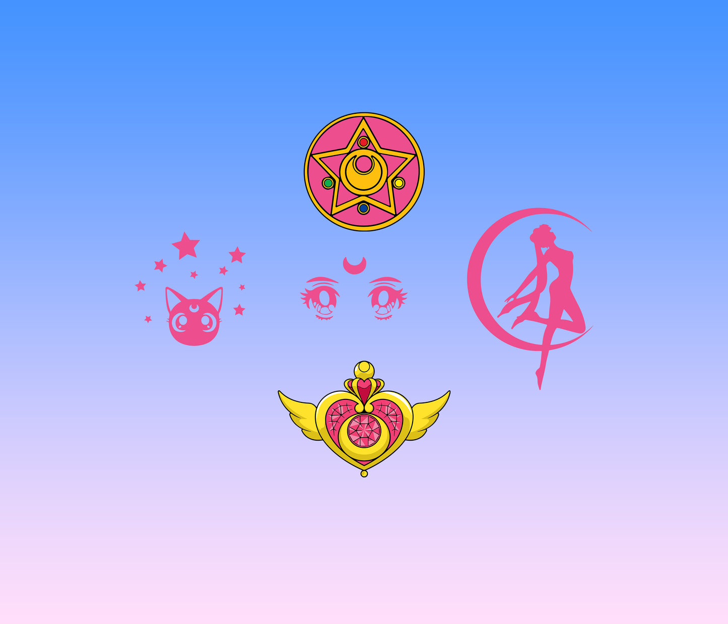 Sailor Moon Free Stickers