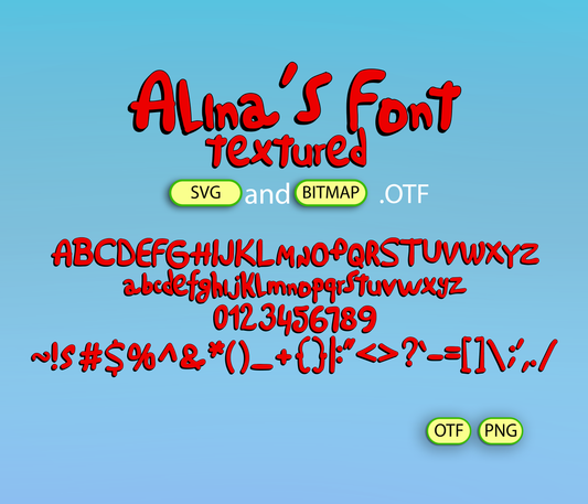 Yellow Family Cartoon Font Textured