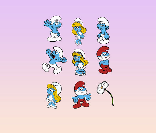Smurfs Free Stickers