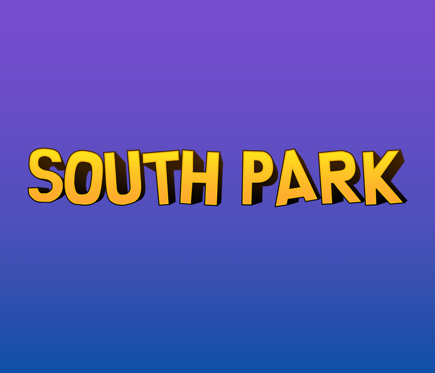 South Park-Inspired Textured Font