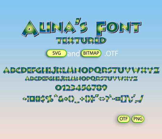 Space Adventure Galaxy Font Textured