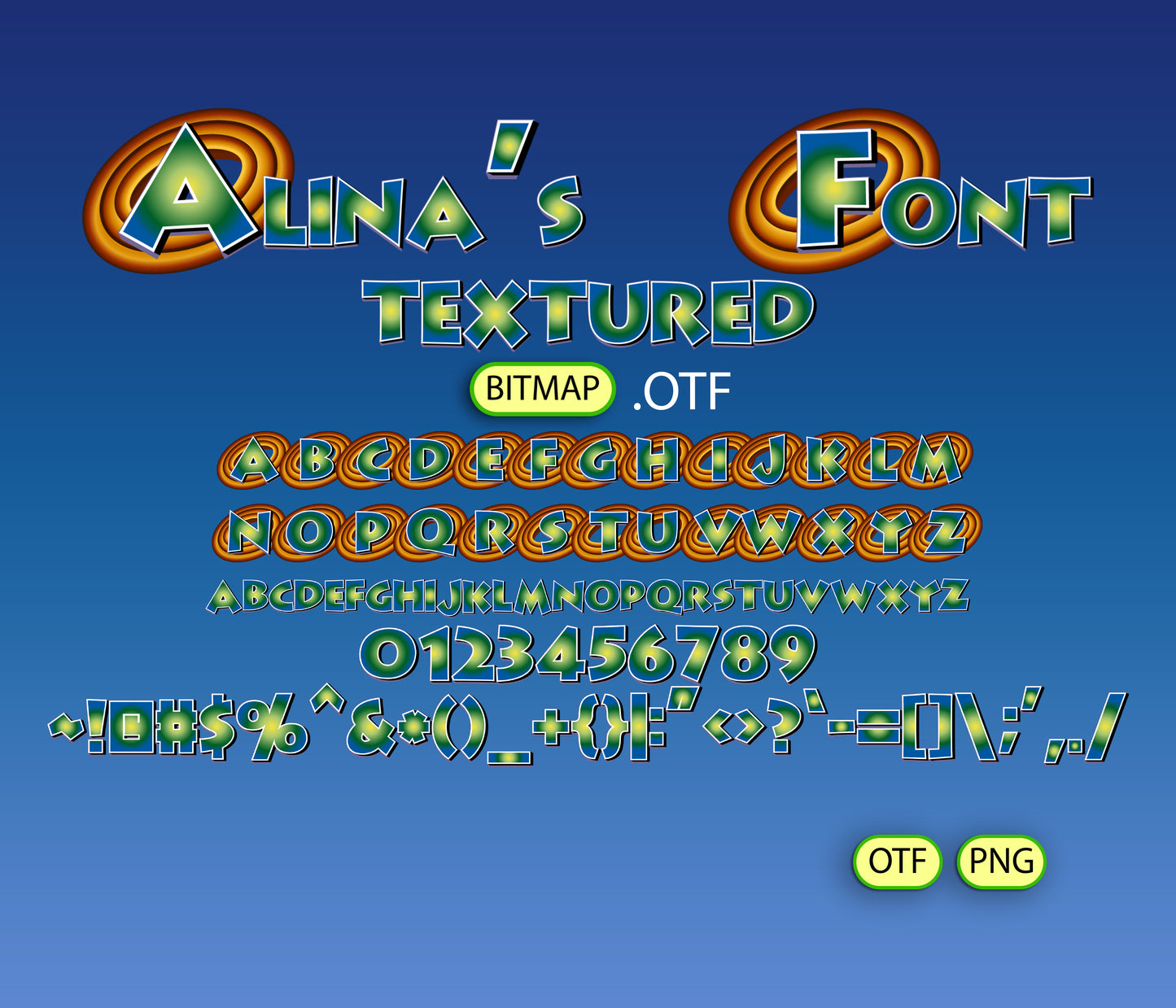 Cosmic Slam Font Textured