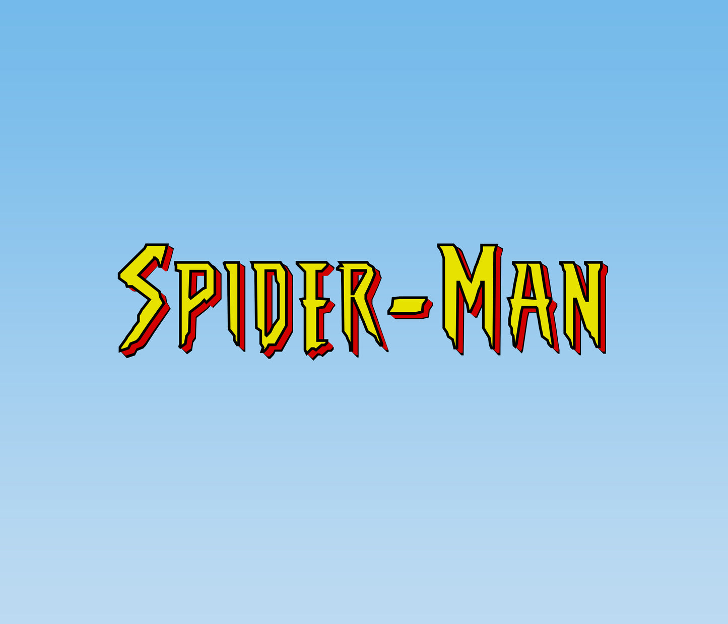 Amazing Spider-Man Textured Font