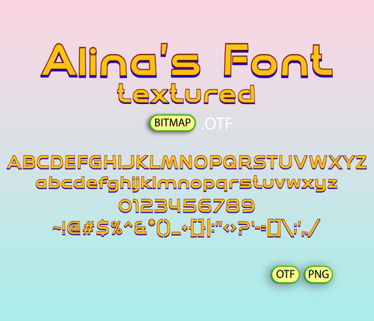 Web Hero Font Textured