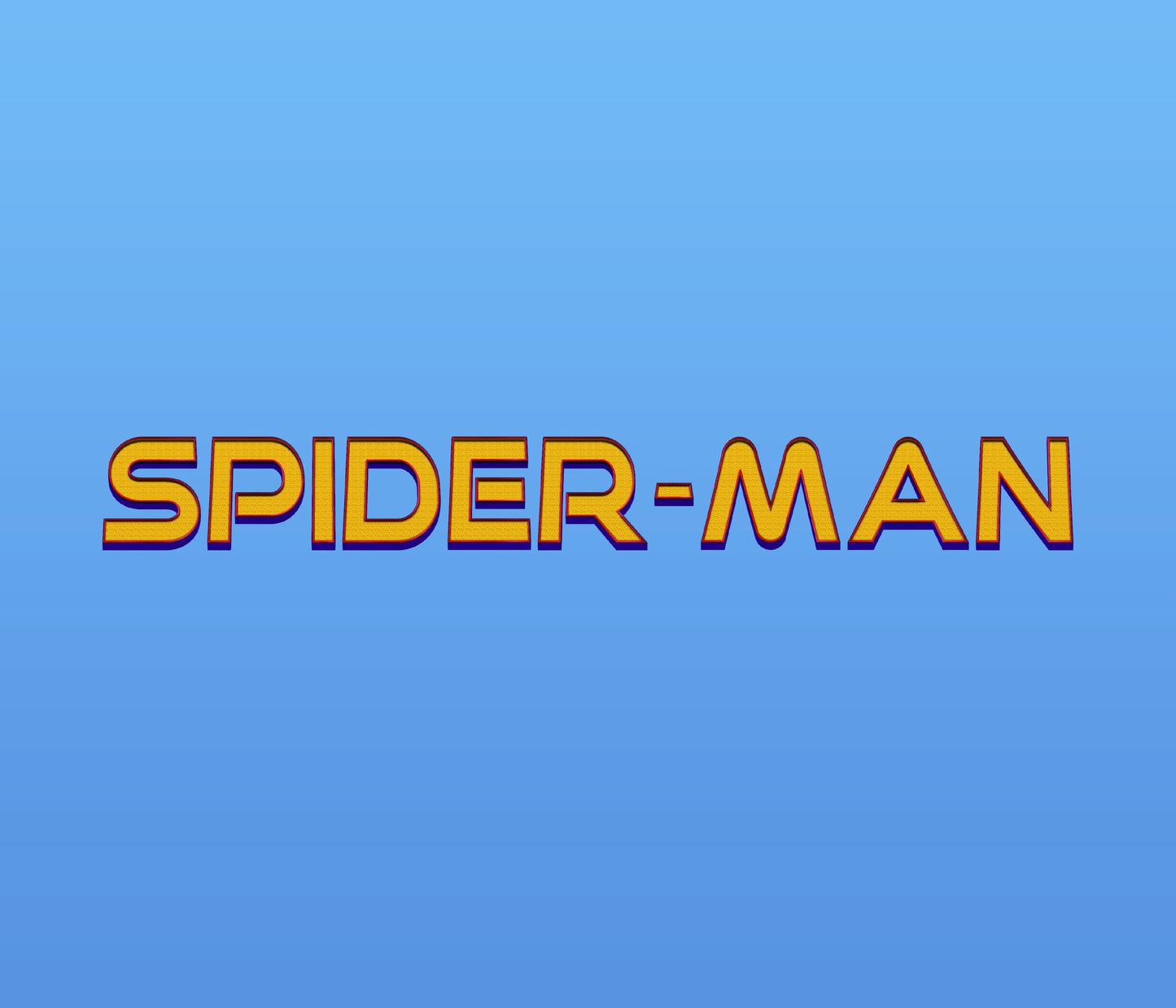 Spider-Man Homecoming Textured Font
