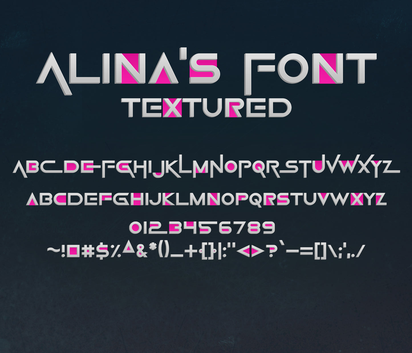 Squid Game Colored Font