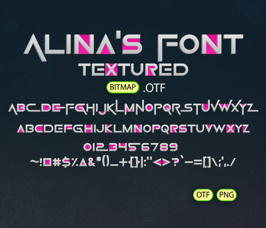 Survival Challenge Font Textured