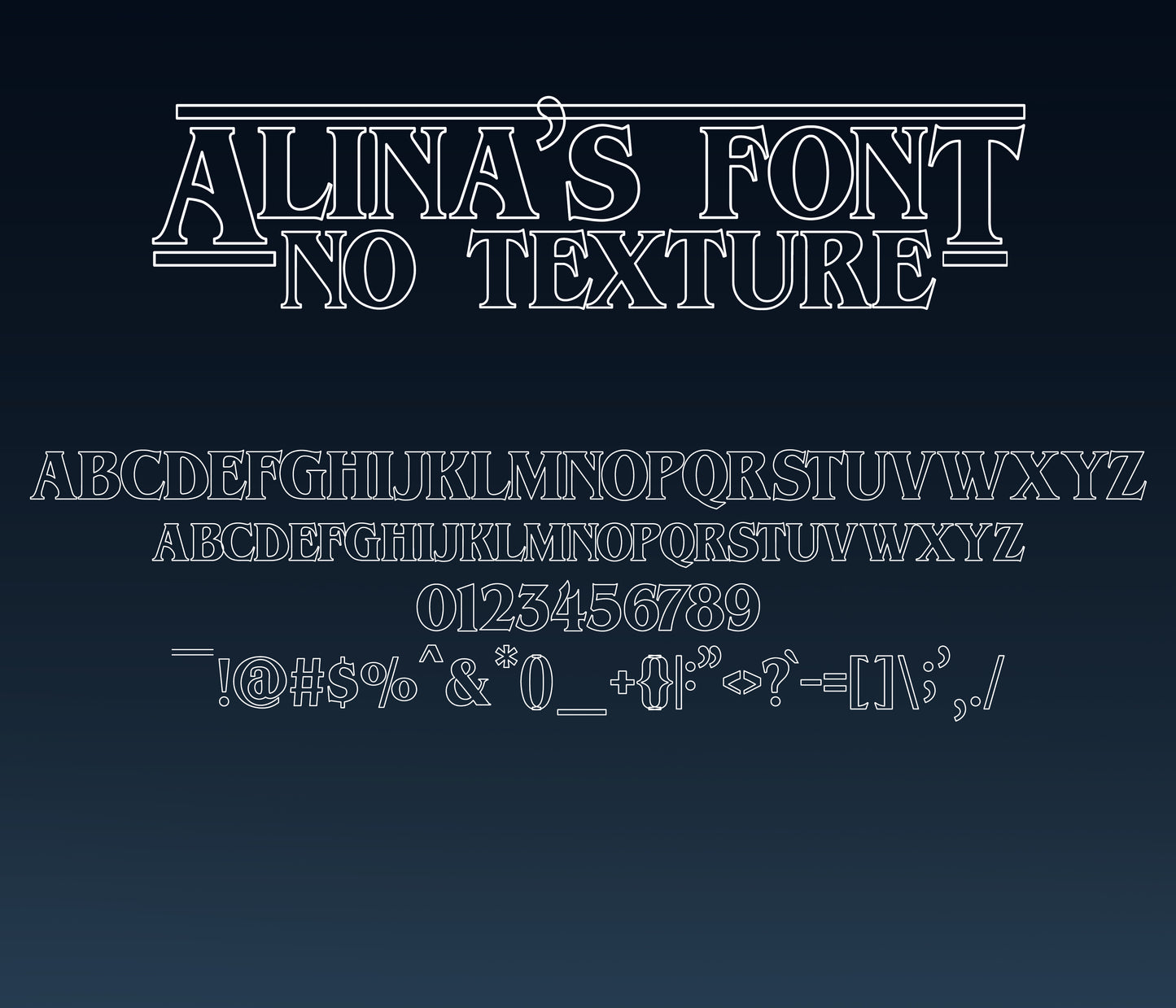 Hawkins Chronicles Font