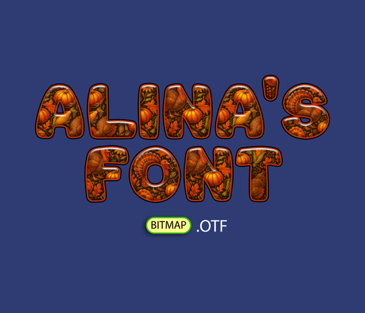 FREE Autumn Celebration Pattern Font