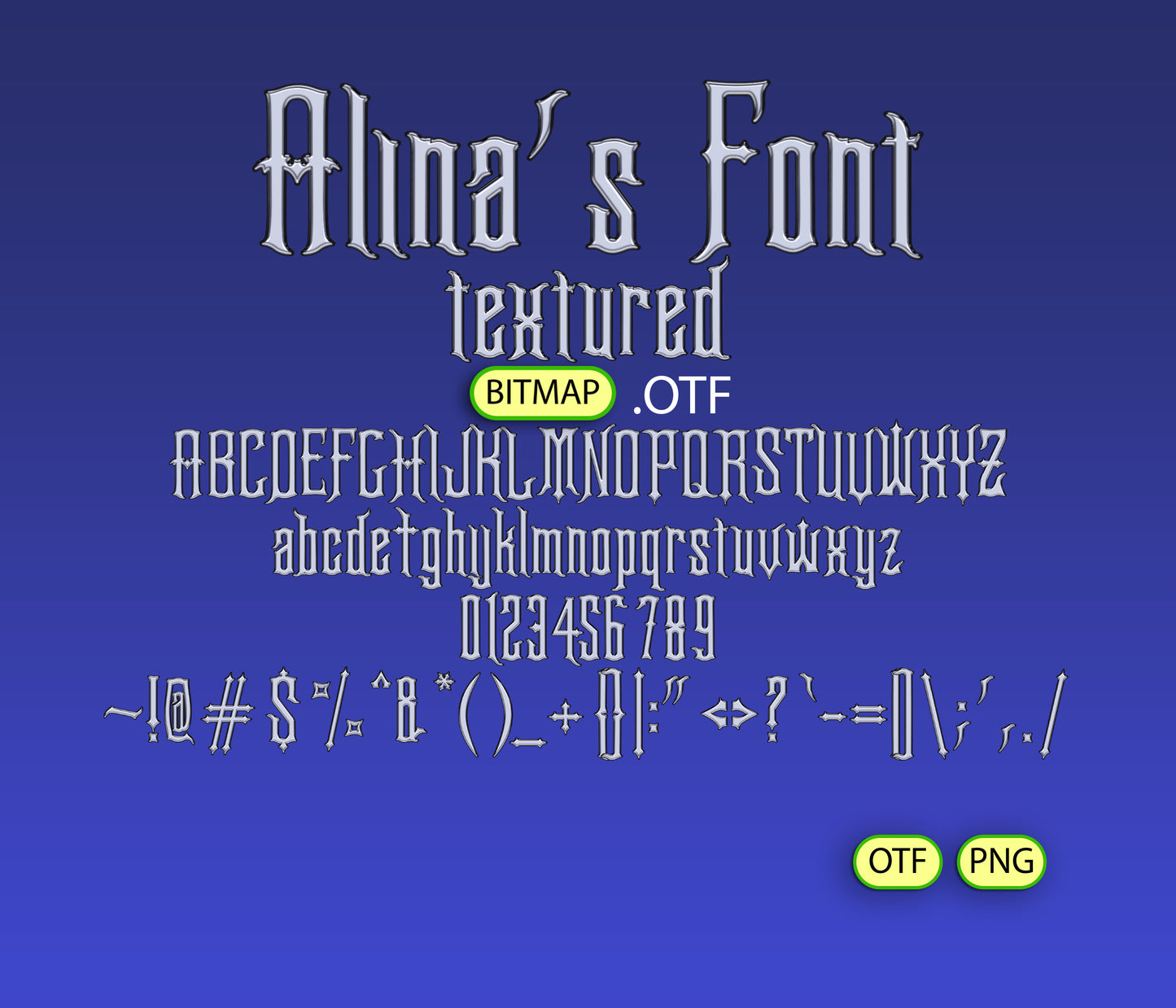 Enchanted Manor Font Textured