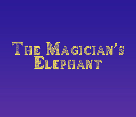 The Magician's Elephant Textured Movie Font