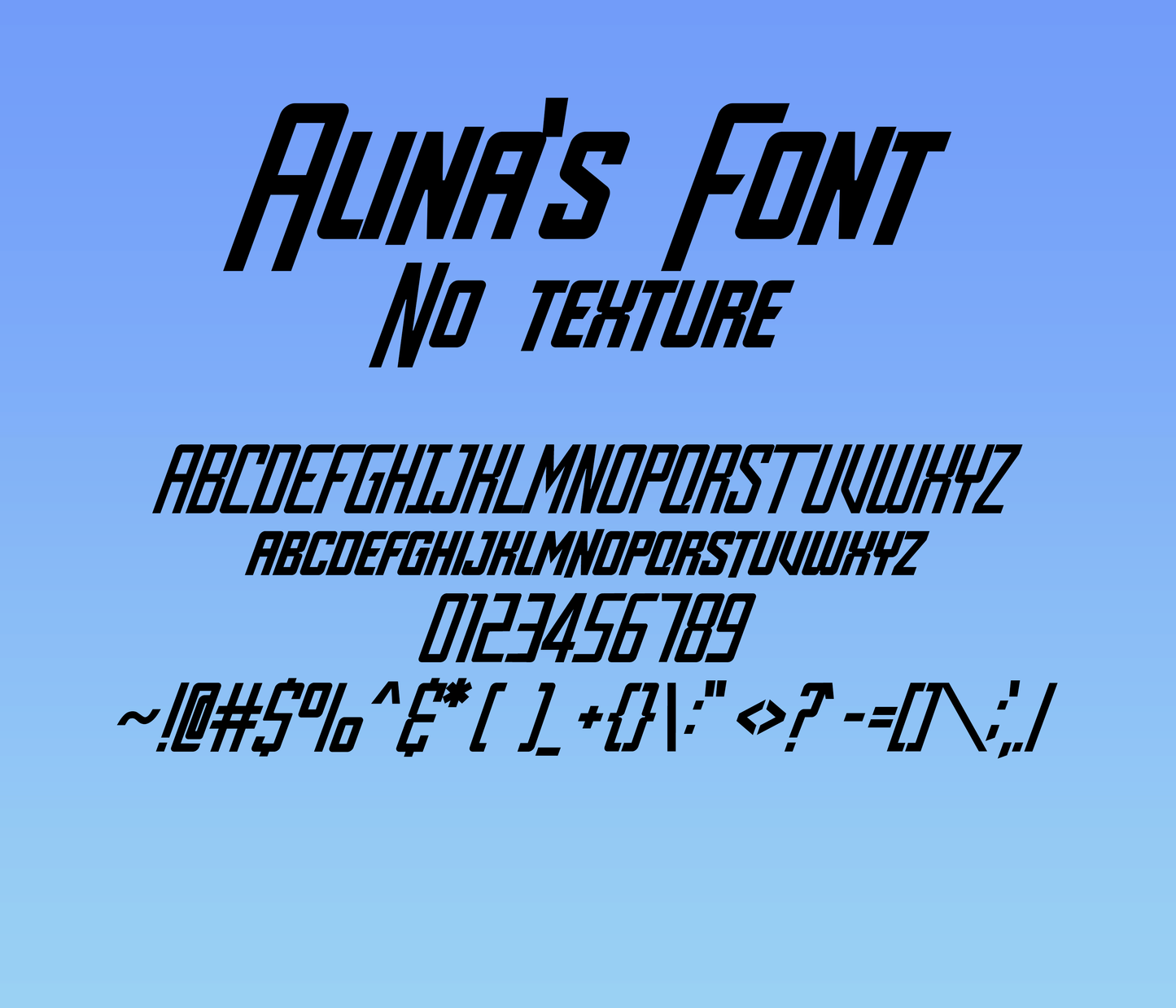 Thunderbolts Textured Font