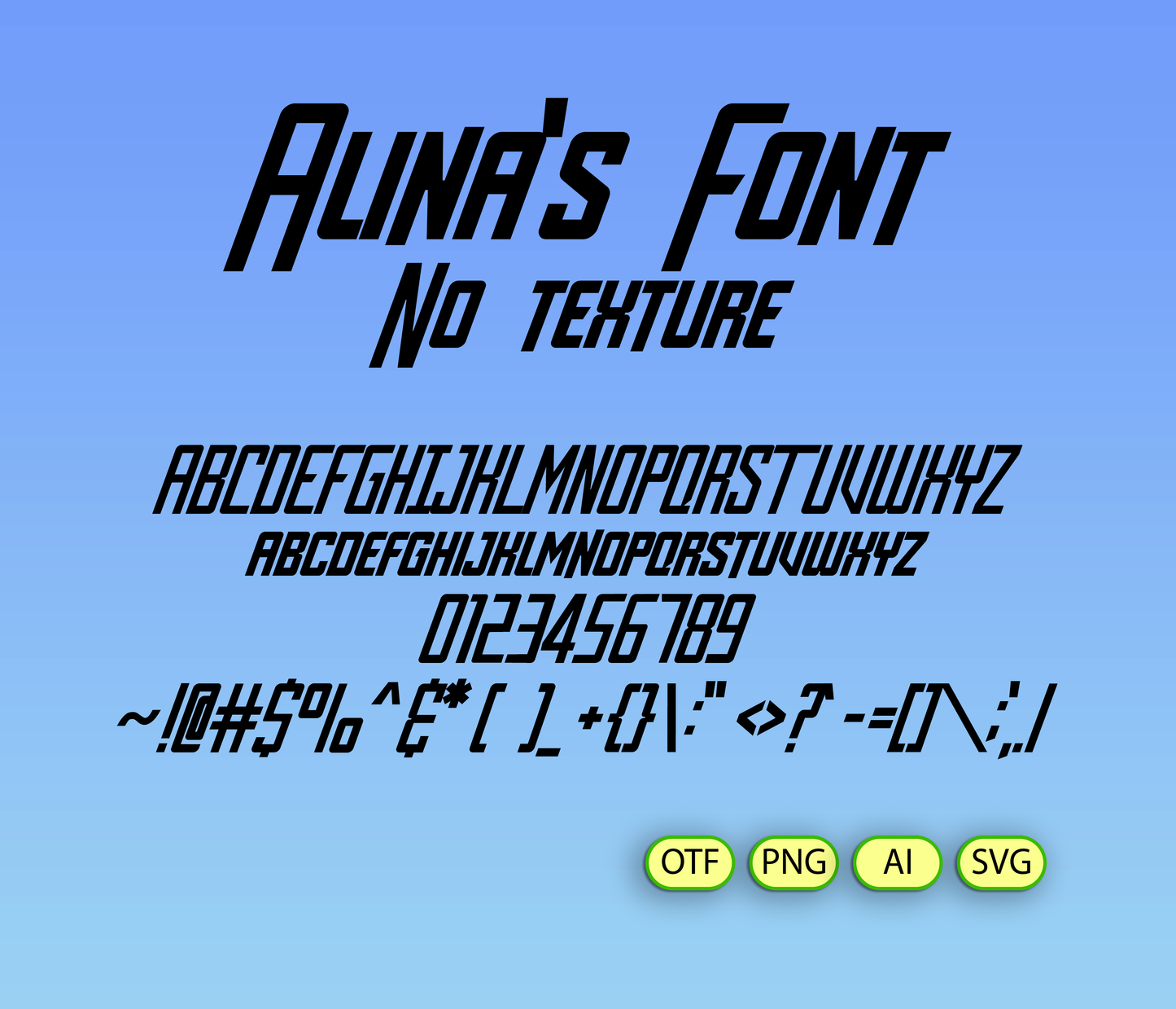 Lightning Force Font