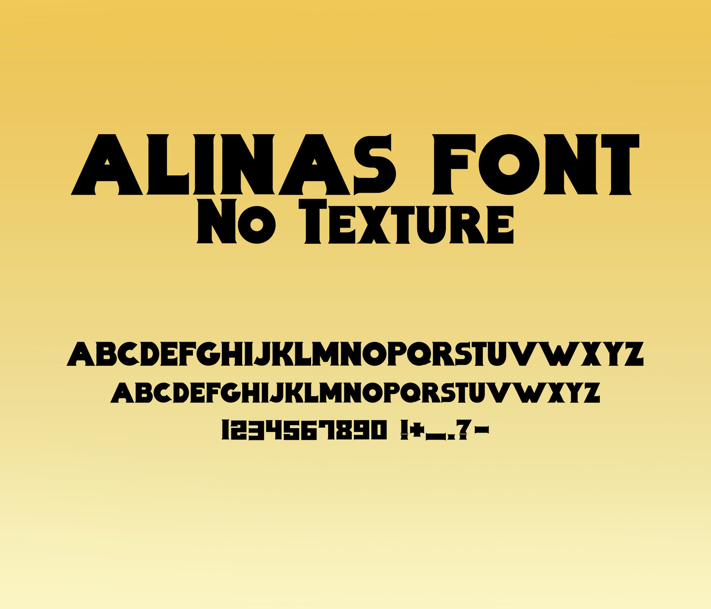 Toblerone Font - Textured Colored  Font