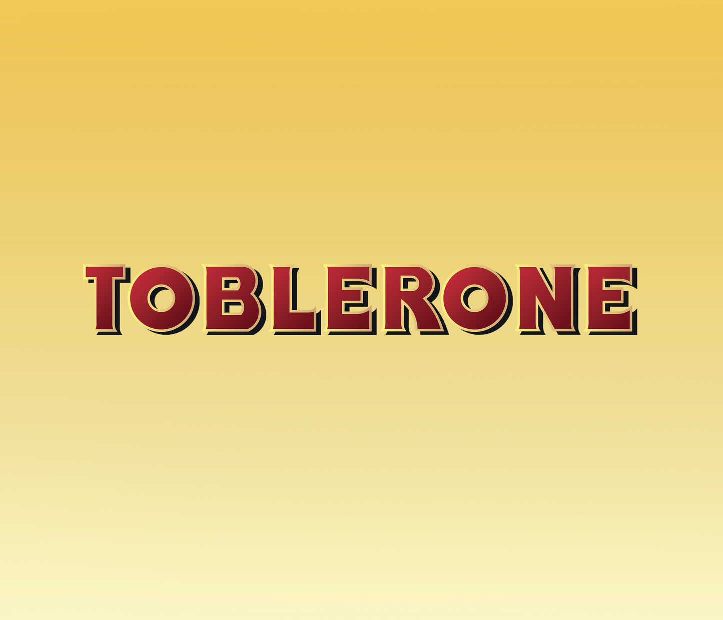 Toblerone Font - Textured Colored  Font