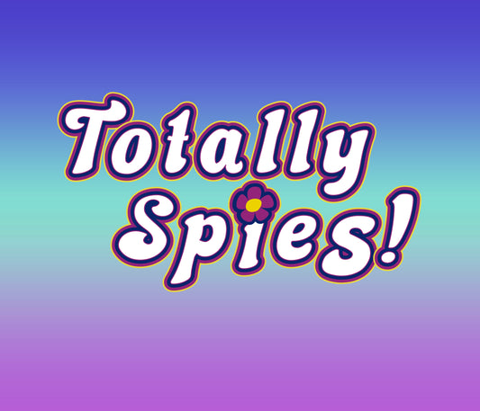 Totally Spies Girls Textured Totally Spies Font
