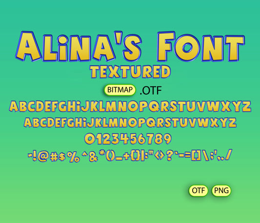 Playroom Pals Font Textured