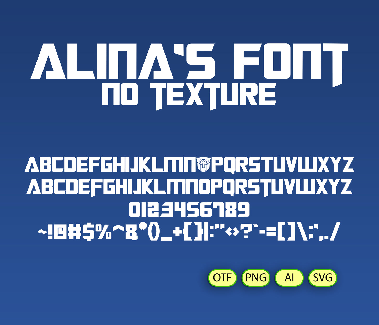 Mecha Force Font Textured