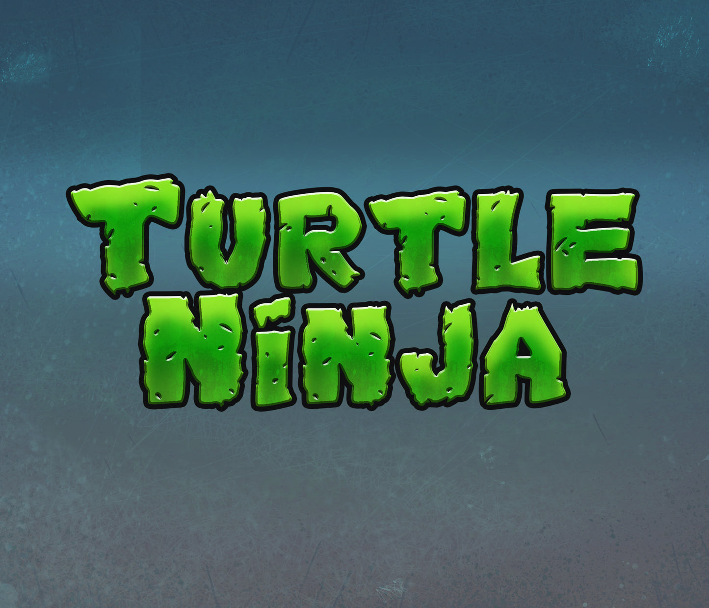 Turtle Ninja Textured Font
