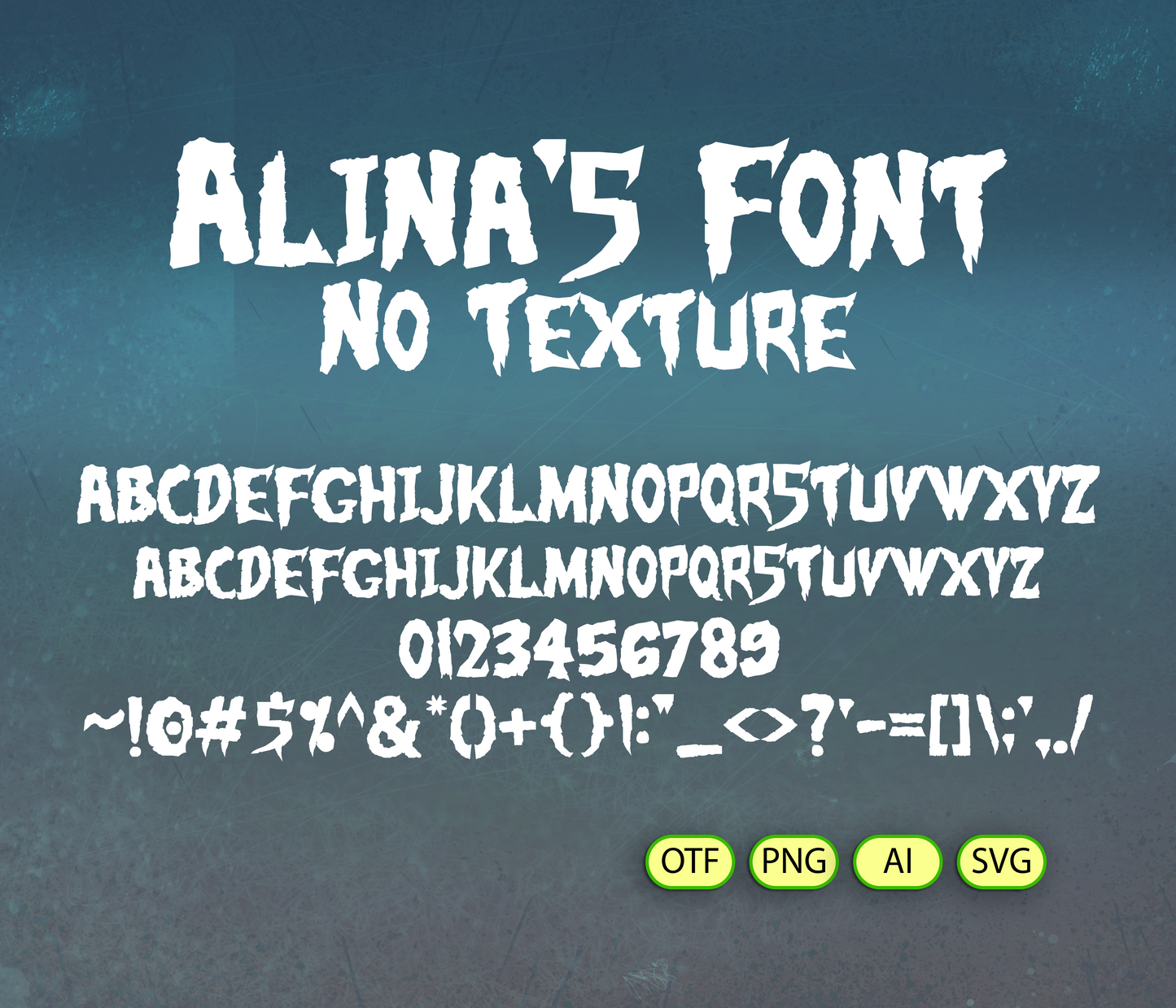 Reptile Heroes Font Textured