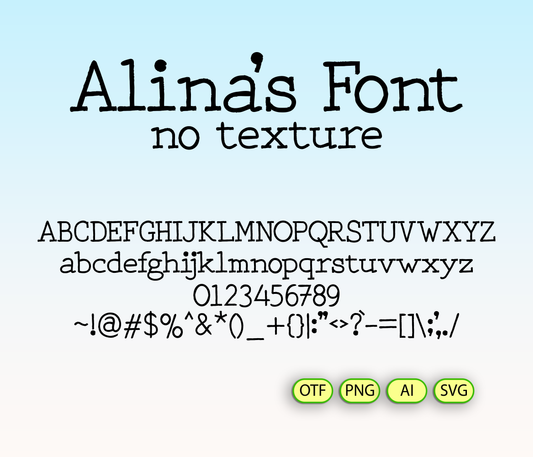 Grunge Monospace Typewriter Font - Alina's Fonts