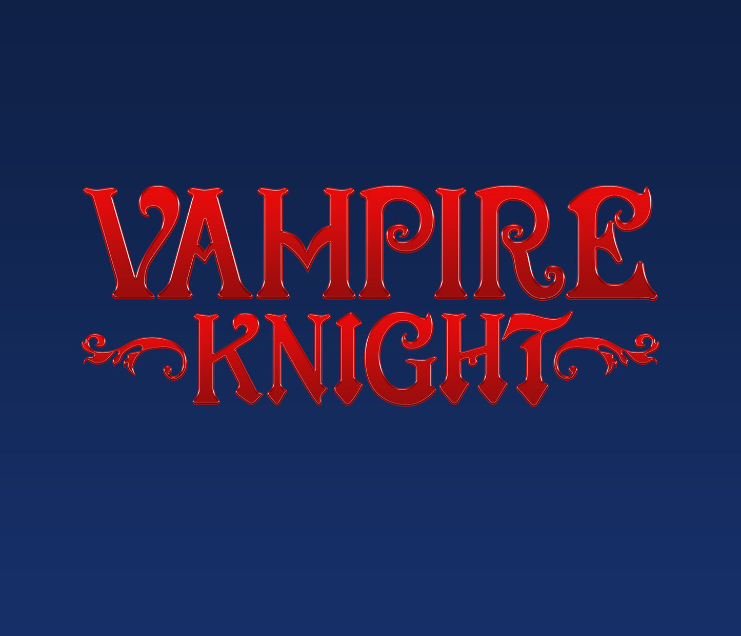 Vampire Knight Textured Font