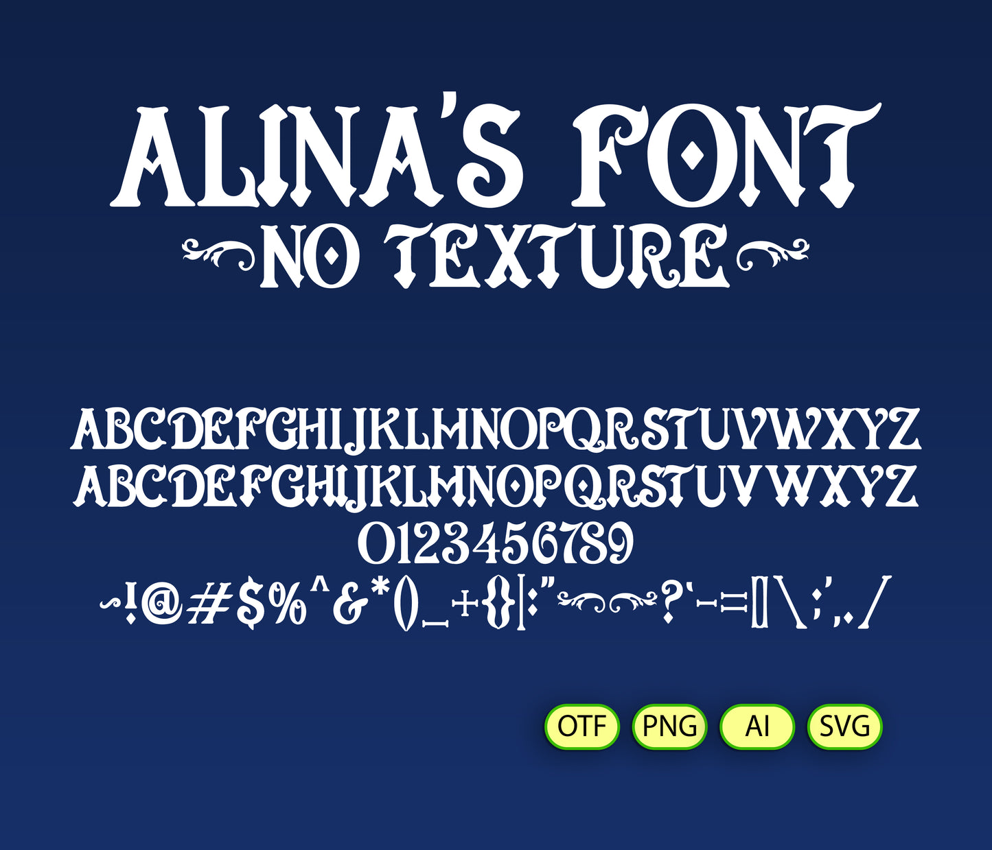 Nocturne Elegance Font Textured