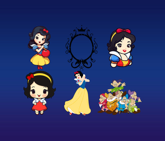 Snow White Free Stickers