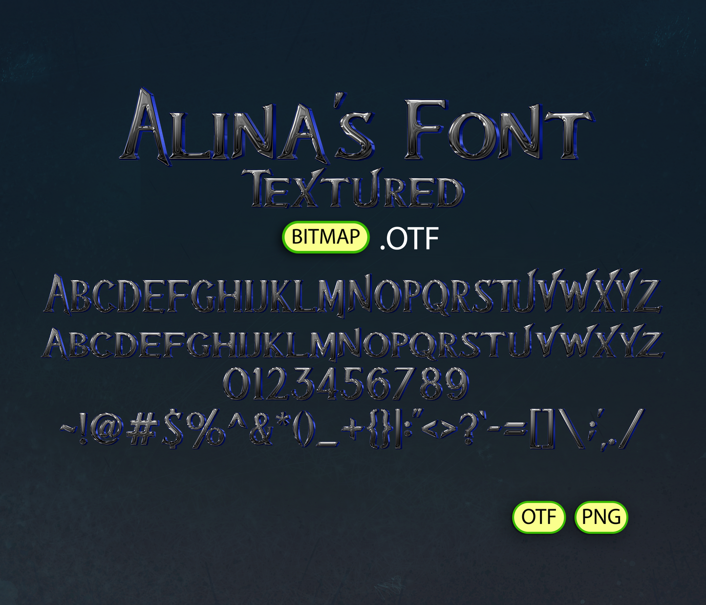 Venomous Shadows Font Textured