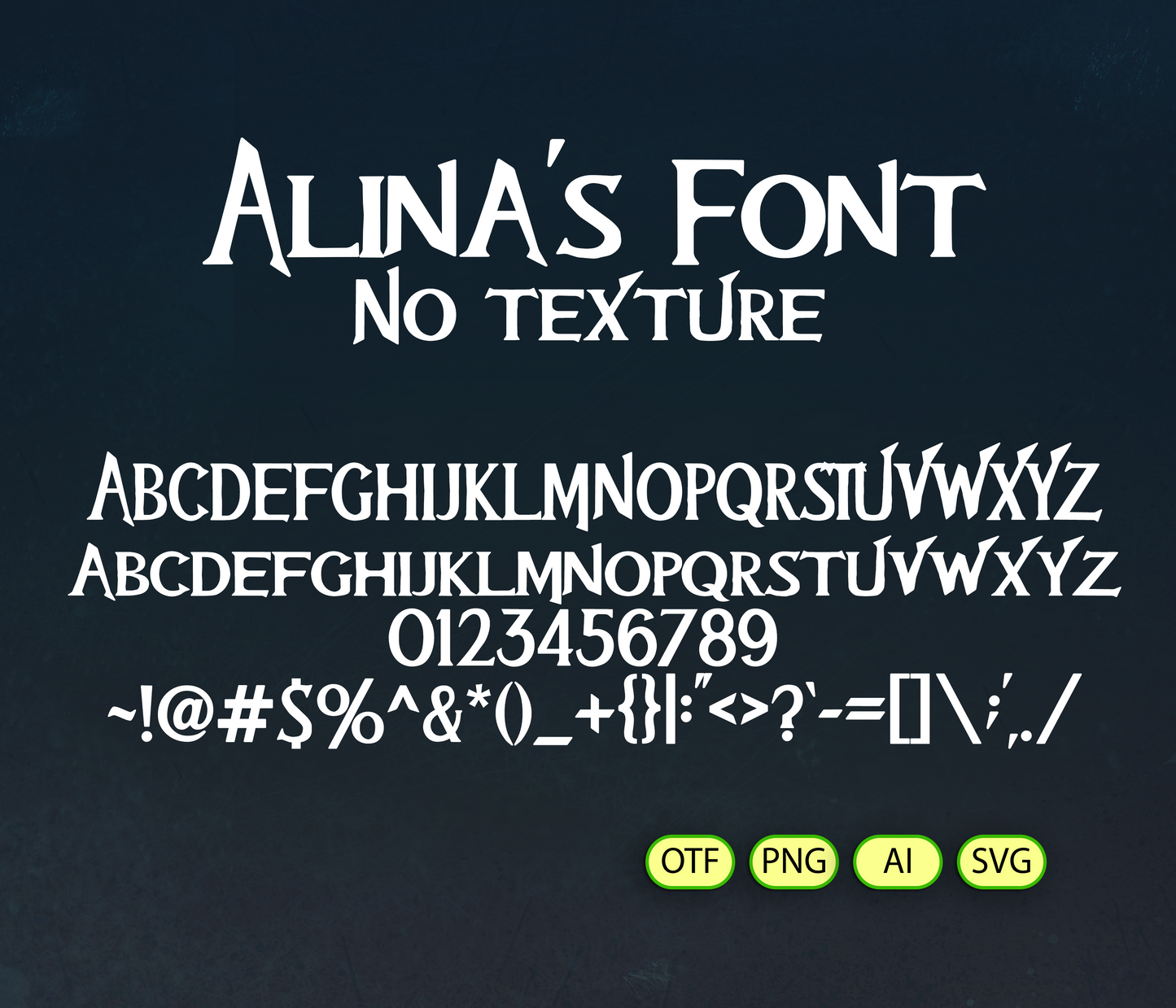 Venomous Shadows Font Textured