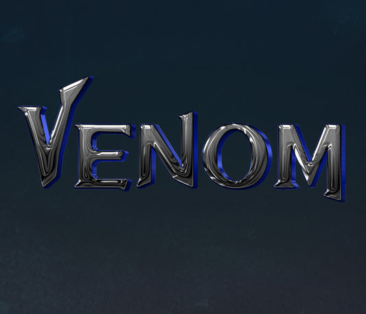 Venom Font 3: Along Came a Spider Textured Font