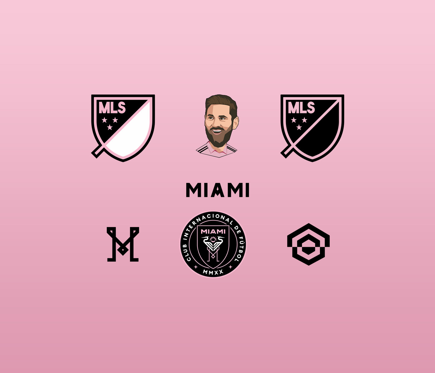 Messi Miami Magic Free Stickers Set