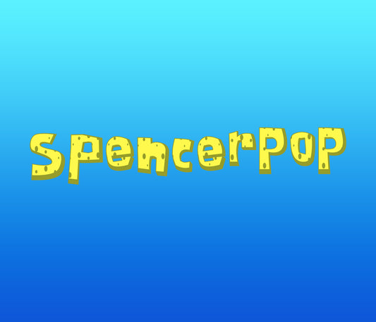 Sponge Bob Typography Splash